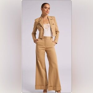 ✨GENERATION LOVE MAVIS Gabardine WIDE LEG PANT Size 0